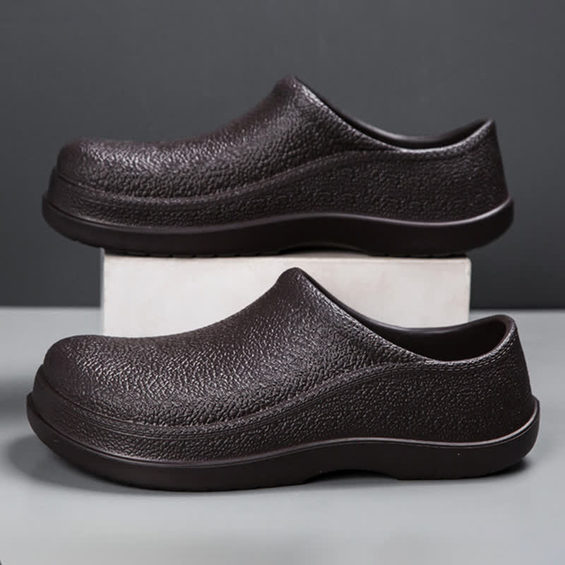 Chaussures de travail imperméables à enfiler - Brun - UE46 (US12) - image 12