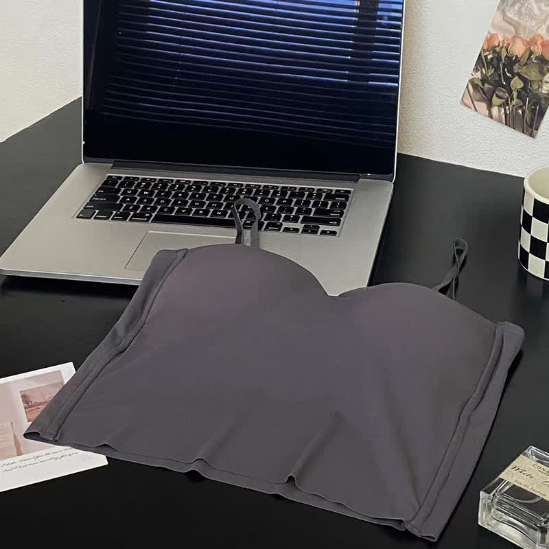 Débardeur rafraîchissant sans coutures grande taille (2 pièces) - Gris - 4XL - image 9
