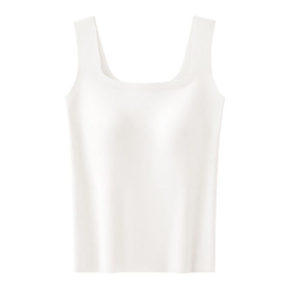 Débardeur grande taille à col carré et sensation de fraîcheur - Blanc - XXL - image 7