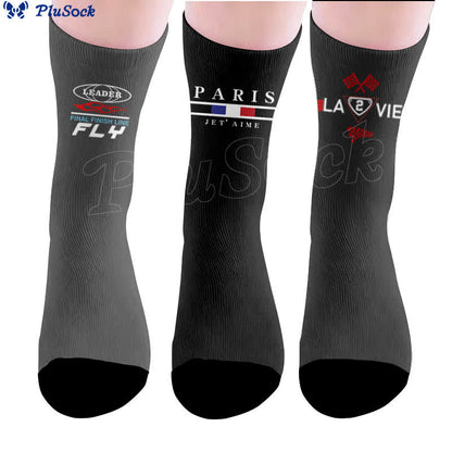 Chaussettes de course aux drapeaux de Paris - image 0