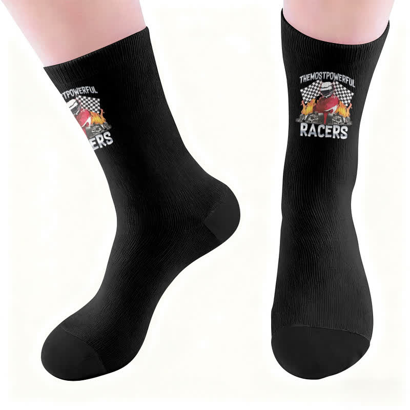 Chaussettes de course avec drapeau - image 5