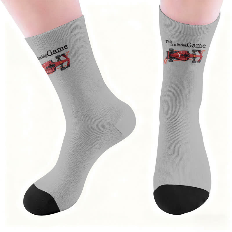 Chaussettes de course avec drapeau - image 4
