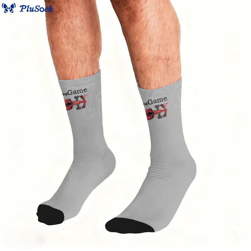 Chaussettes de course avec drapeau - image 1
