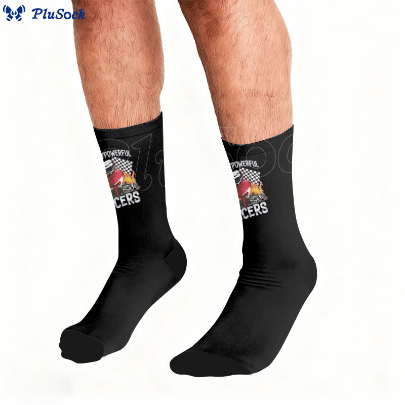 Chaussettes de course avec drapeau - image 2