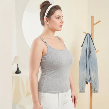 Débardeur grande taille en modal à dos croisé - image 1