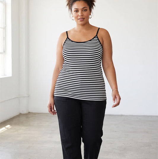 Débardeur rayé grande taille - UN - 6XL - image 0