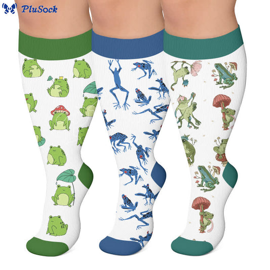 Chaussettes de compression Frog grandes tailles - image 0