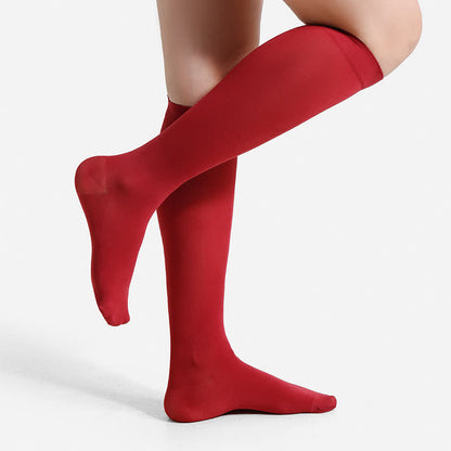 Chaussettes de compression classiques unies - image 1