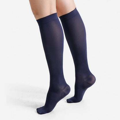 Chaussettes de compression classiques unies - image 2