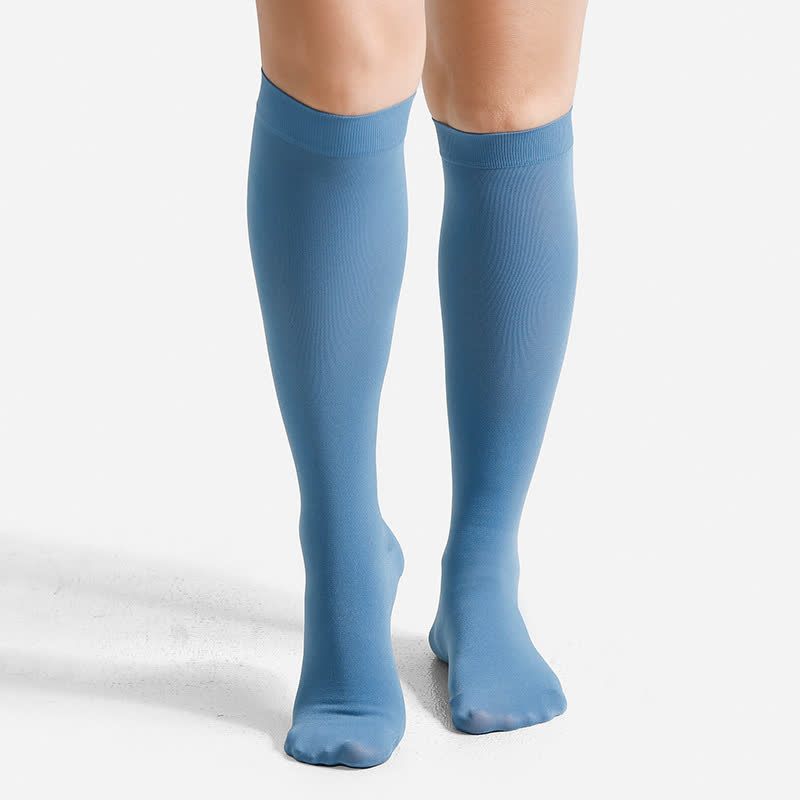 Chaussettes de compression classiques unies - image 3