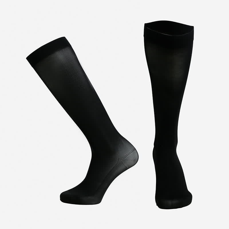 Chaussettes de compression classiques unies - Noir - XXL - image 5