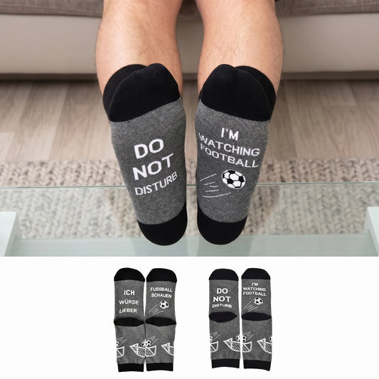 Chaussettes en coton à message footballistique (2 paires) - Multicolore - UE39-46 (US6-12) - image 0
