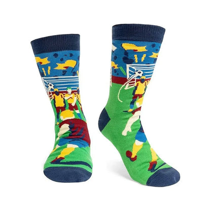 Chaussettes courtes à slogan de football (2 paires) - image 3