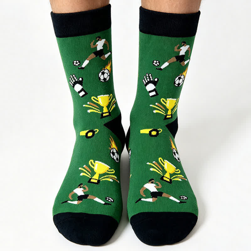 Chaussettes de football Colorblock (5 paires) - image 2