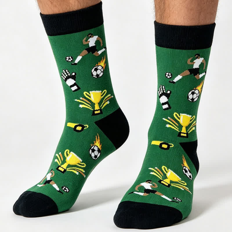 Chaussettes de football Colorblock (5 paires) - image 3