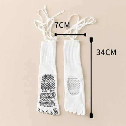 Chaussettes de ballet à orteils antidérapants (2 paires) - image 7