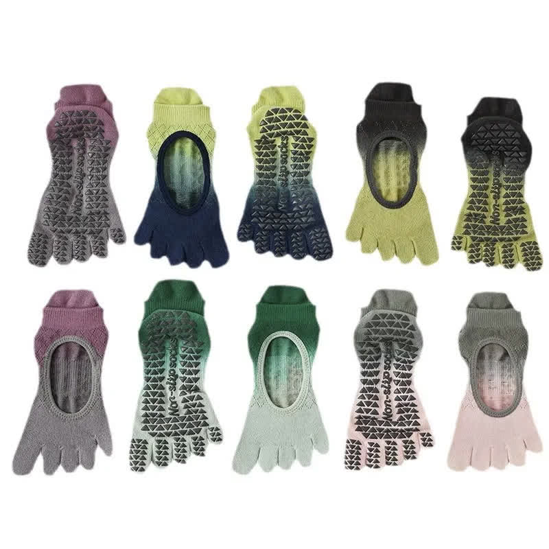 Chaussettes antidérapantes à dégradé de couleurs - image 3