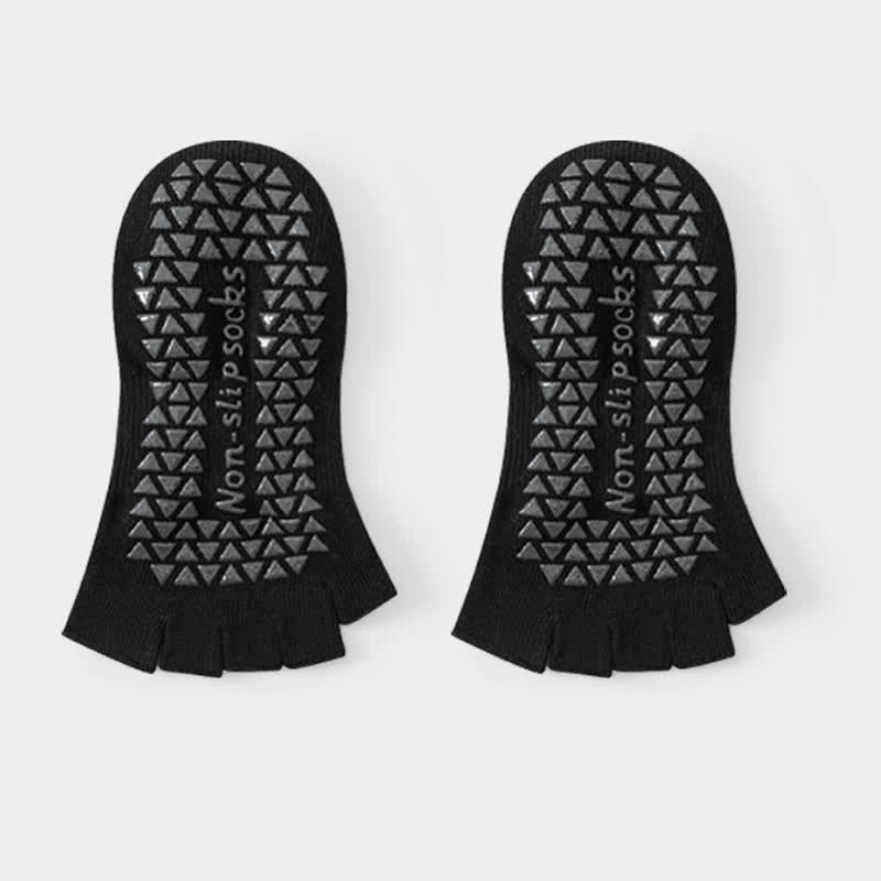 Chaussettes basses antidérapantes pour les orteils (2 paires) - Noir - 40(US2-7) - image 4