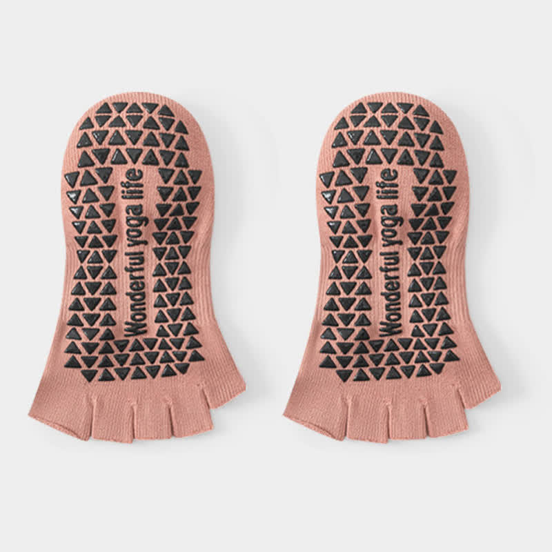 Chaussettes basses antidérapantes pour les orteils (2 paires) - Rose - 40(US2-7) - image 9