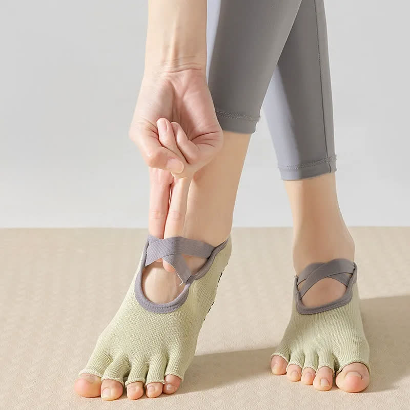 Chaussettes basses antidérapantes pour les orteils (2 paires) - image 3