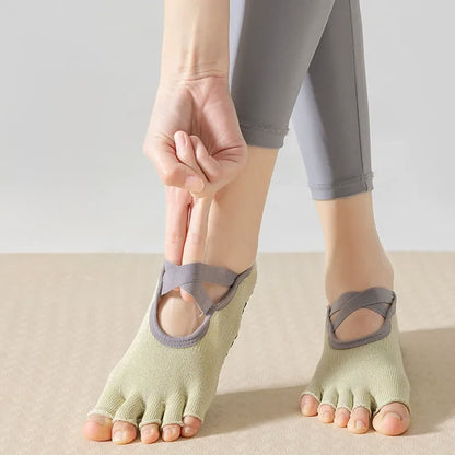 Chaussettes basses antidérapantes pour les orteils (2 paires) - image 3