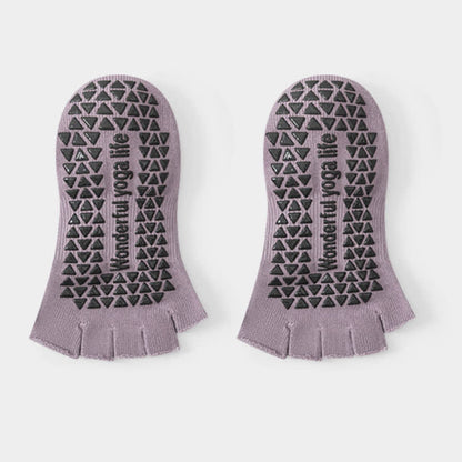 Chaussettes basses antidérapantes pour les orteils (2 paires) - Violet - 40(US2-7) - image 7