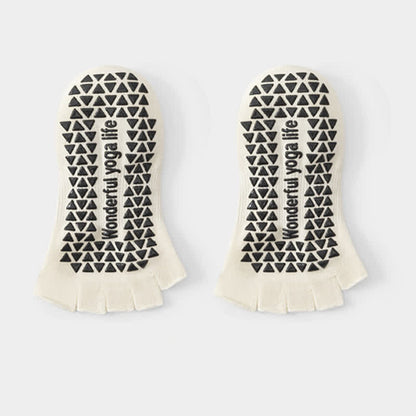 Chaussettes basses antidérapantes pour les orteils (2 paires) - Blanc - 40(US2-7) - image 6