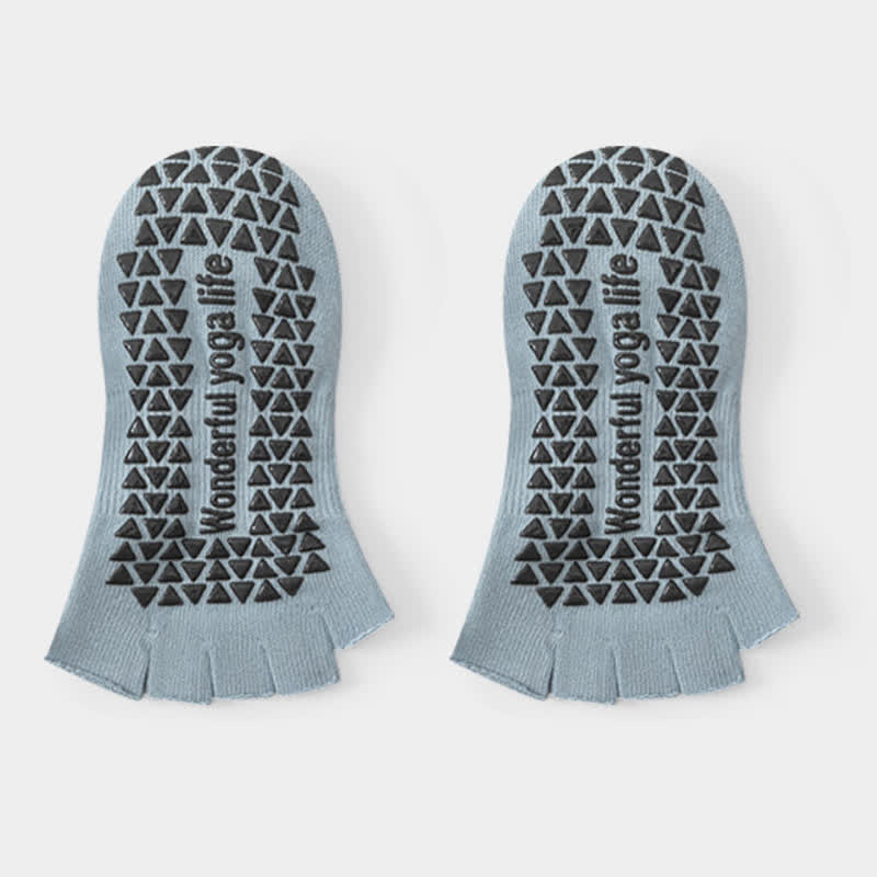 Chaussettes basses antidérapantes pour les orteils (2 paires) - Bleu - 40(US2-7) - image 8