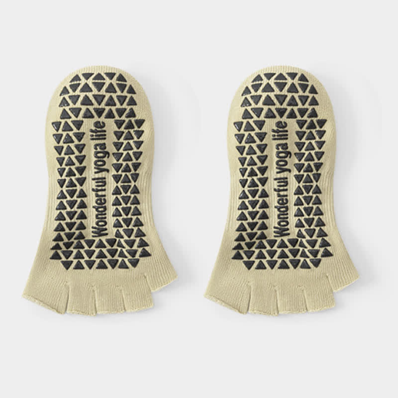 Chaussettes basses antidérapantes pour les orteils (2 paires) - Vert - 40(US2-7) - image 5