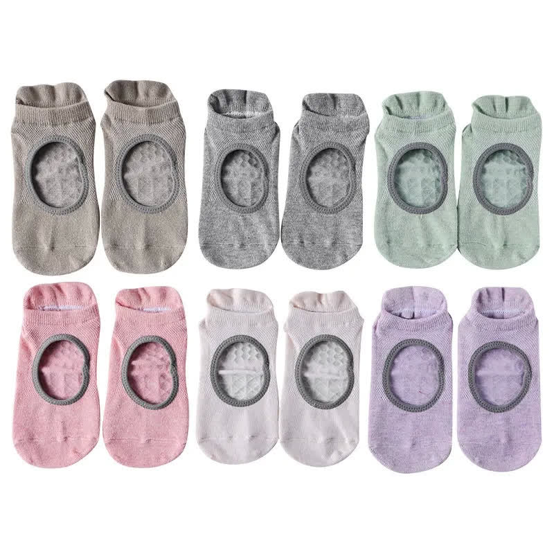 Chaussettes antidérapantes Pilates (2 paires) - image 3