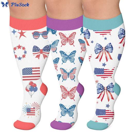 Chaussettes de compression grandes tailles pour une liberté totale - image 0