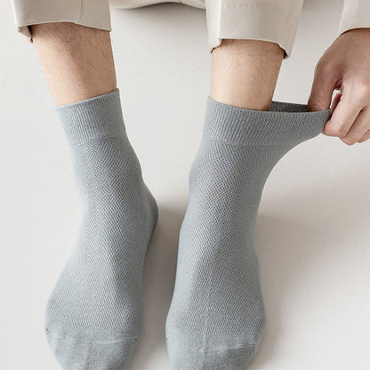 Chaussettes courtes respirantes en coton (6 paires) - image 1