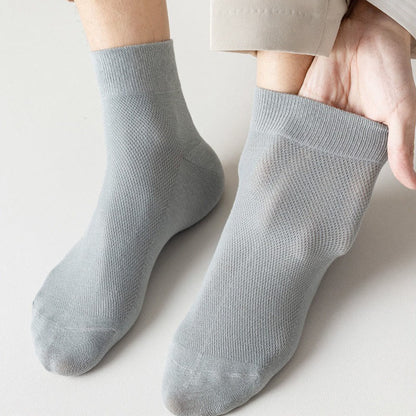 Chaussettes courtes respirantes en coton (6 paires) - image 3