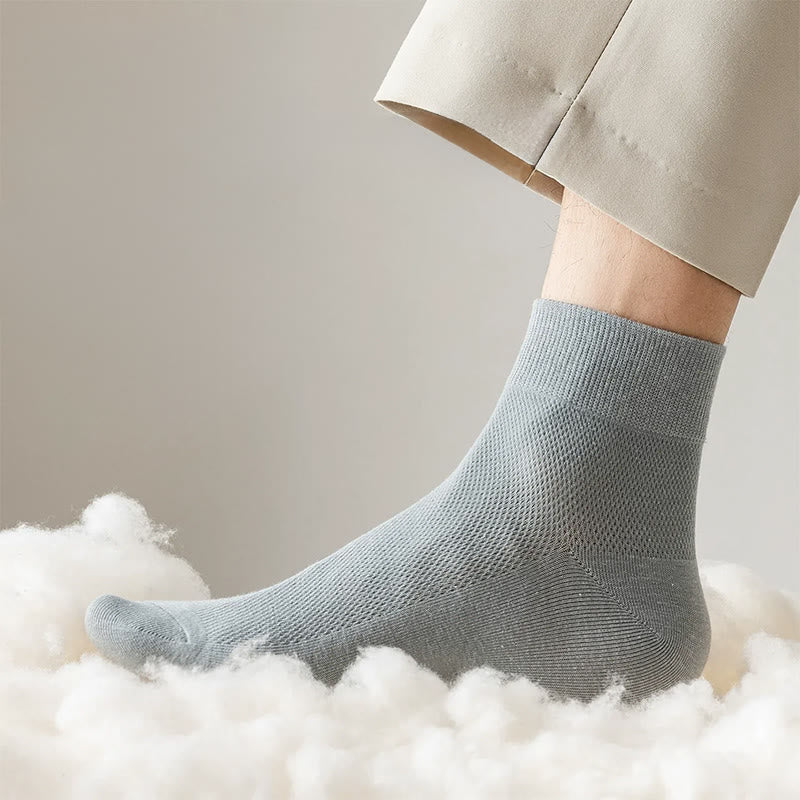 Chaussettes courtes respirantes en coton (6 paires) - image 2