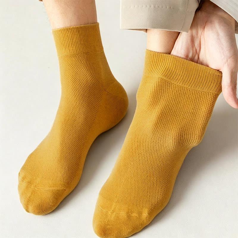 Chaussettes courtes respirantes en coton (6 paires) - image 7