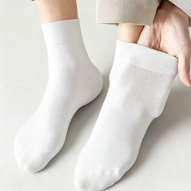 Chaussettes courtes respirantes en coton (6 paires) - image 9