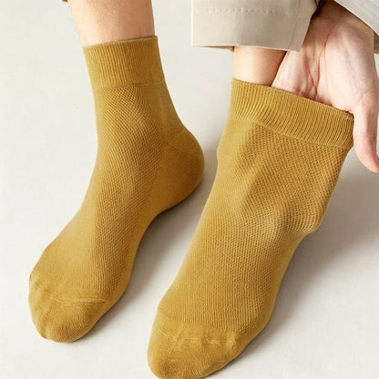 Chaussettes courtes respirantes en coton (6 paires) - image 6