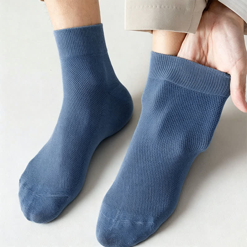 Chaussettes courtes respirantes en coton (6 paires) - image 11