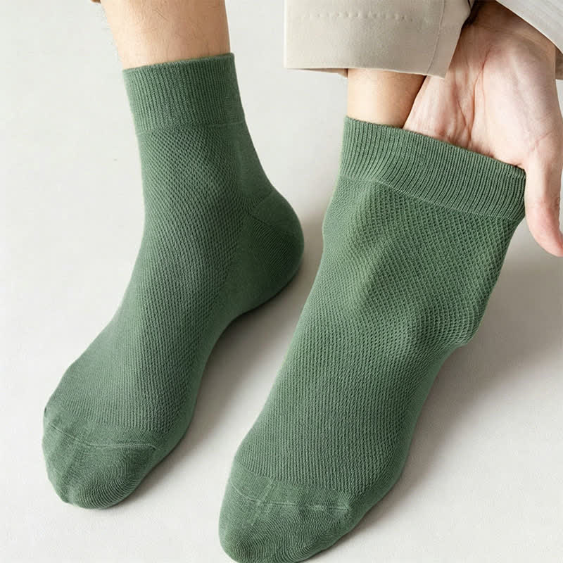 Chaussettes courtes respirantes en coton (6 paires) - image 4