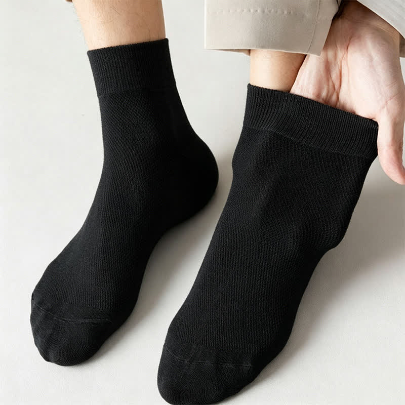 Chaussettes courtes respirantes en coton (6 paires) - image 13