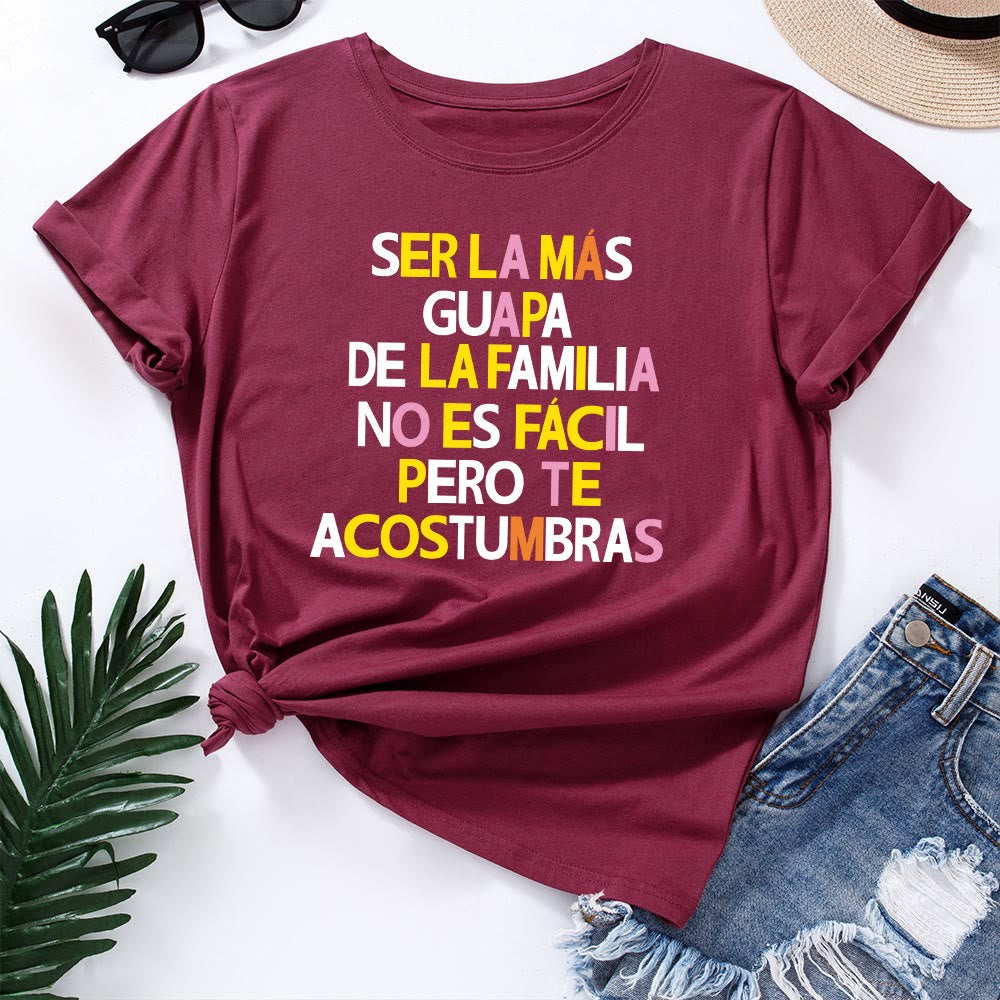T-shirt grande taille à imprimé créatif avec lettres - Vin - 5XL - image 11