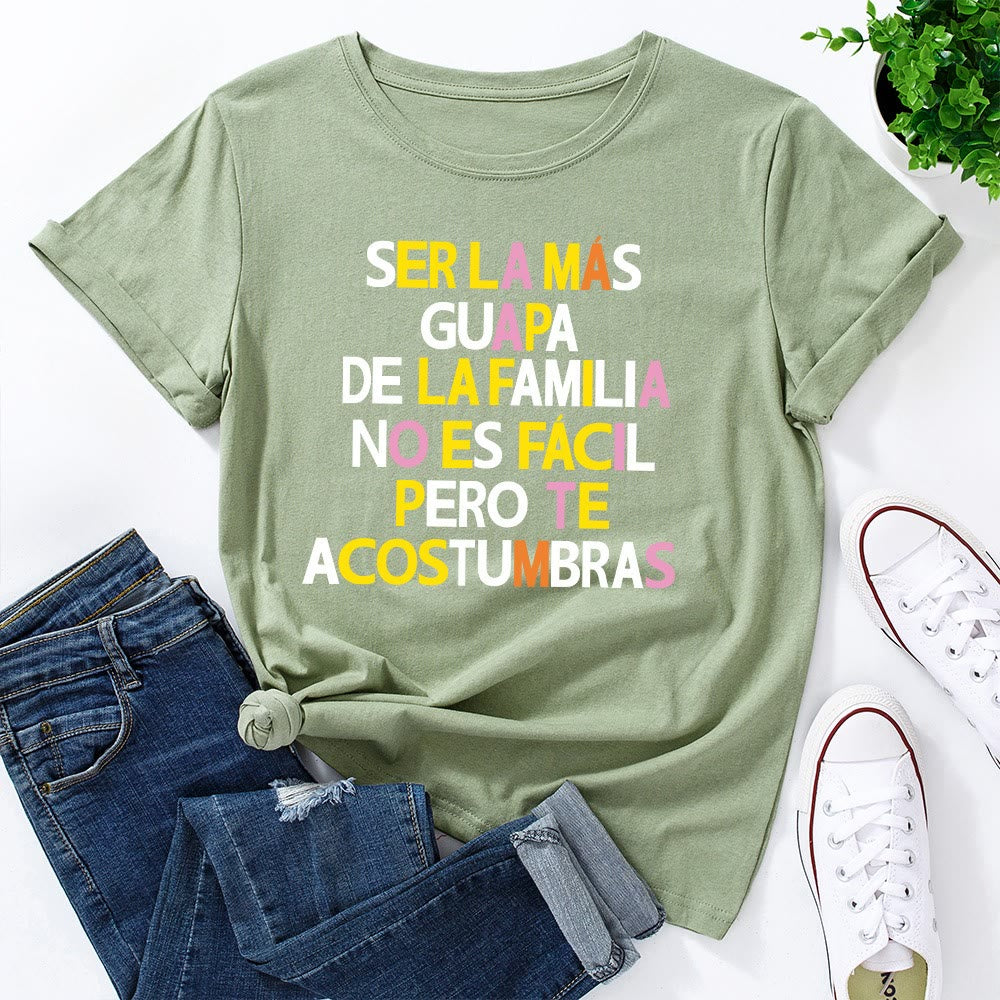 T-shirt grande taille à imprimé créatif avec lettres - Vert olive - 5XL - image 10