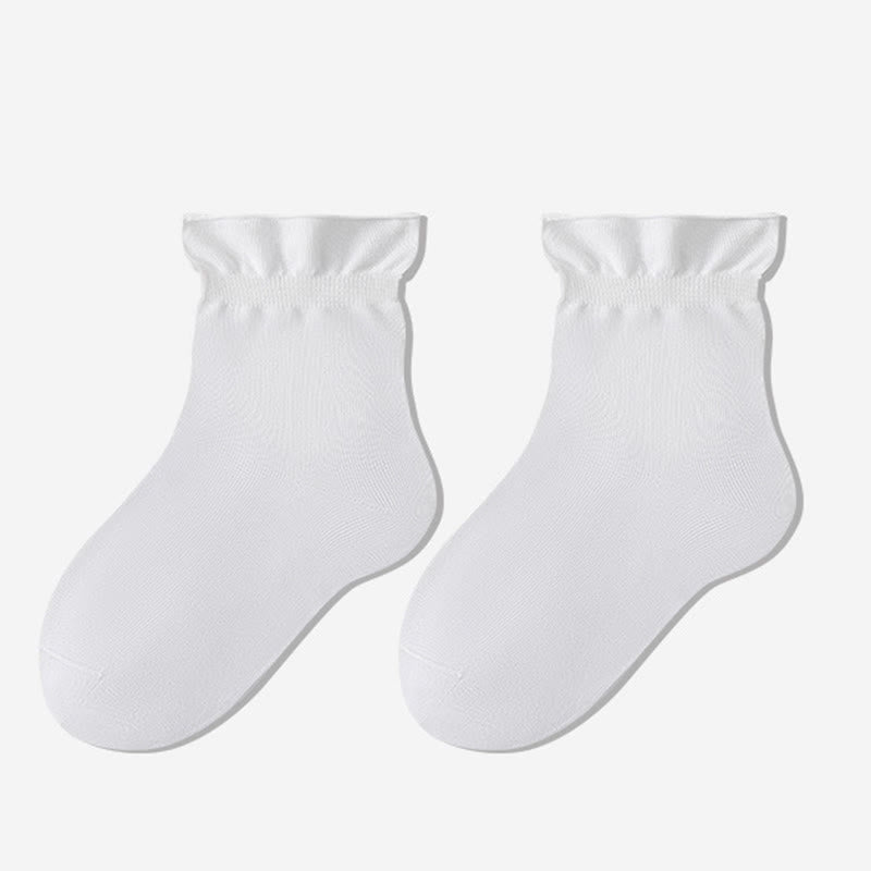 Chaussettes de nuit unies décontractées (3 paires) - Blanc - UE35-39 (US2-6) - image 4
