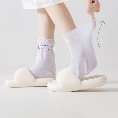 Chaussettes de nuit unies décontractées (3 paires) - image 1