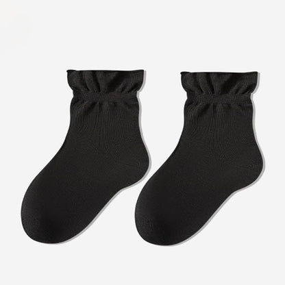 Chaussettes de nuit unies décontractées (3 paires) - Noir - UE35-39 (US2-6) - image 8