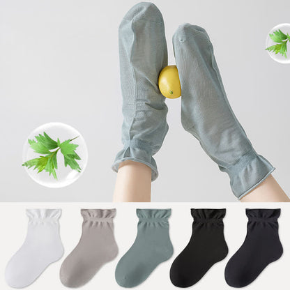 Chaussettes de nuit unies décontractées (3 paires) - image 0