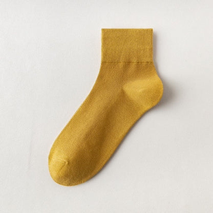 Chaussettes courtes respirantes en coton (6 paires) - Caramel - UE45-50 (US11-15) - image 18
