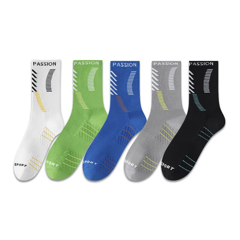 Chaussettes Passion Sport Quarter (5 paires) - Multicolore - EU38-44(US5-10) - image 3
