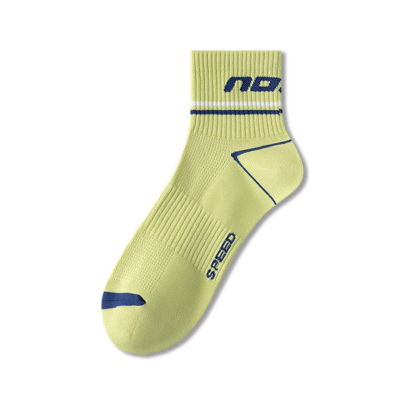 Chaussettes de sport rembourrées en maille (5 paires) - Vert - EU38-44(US5-10) - image 1