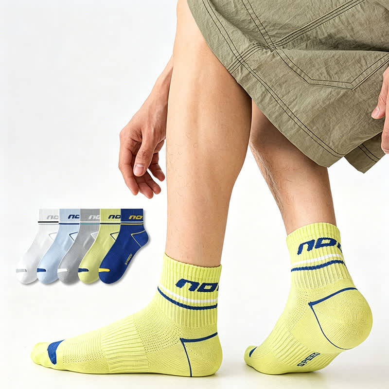 Chaussettes de sport rembourrées en maille (5 paires) - image 0